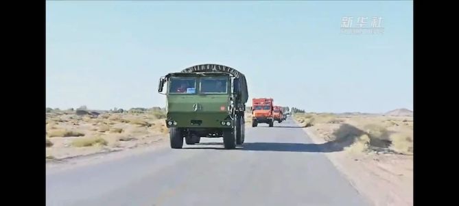 北奔重型高機動性通用戰(zhàn)術(shù)車輛圓滿完成神舟十二號載人飛船返回艙搜救任務(wù)