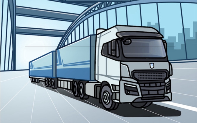 遠程新能源雙掛汽車列車長啥樣？