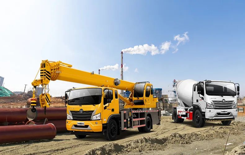 工程建設專業之選——福田瑞沃專用底盤 “鐵甲兵團”商混工程類專用車