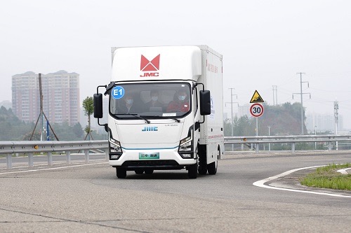刷新新能源物流車挑戰(zhàn)賽最好成績！江鈴E路達勢不可擋
