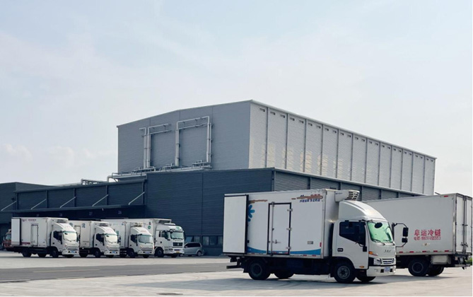 市占率超60%！江淮1卡冷鏈1號助力阜陽國家骨干冷鏈物流基地建設