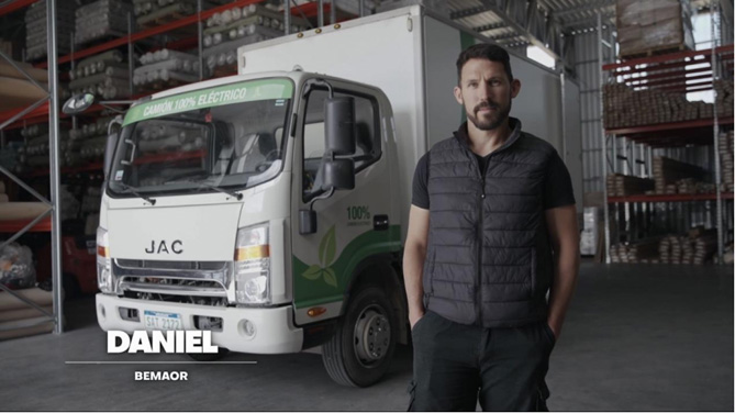 經(jīng)濟(jì)綠色環(huán)保，江淮1卡國際帥鈴受烏拉圭紡織品公司信賴！