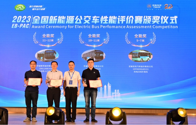 大滿貫！宇通攬獲全國(guó)新能源公交車性能評(píng)價(jià)賽六項(xiàng)大獎(jiǎng)