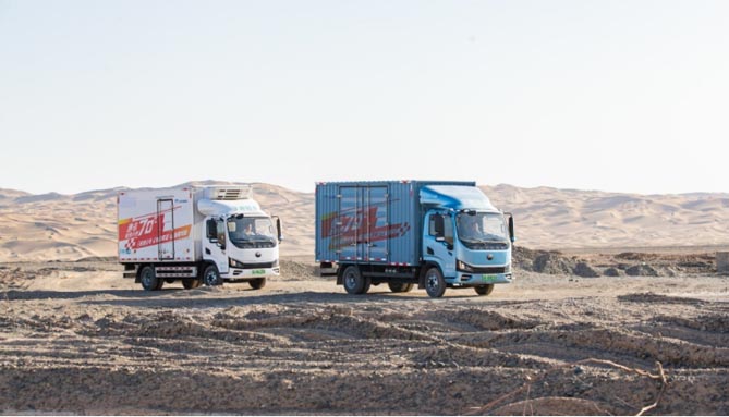 打破續航焦慮！宇通新能源輕卡45℃高溫滿電續航375公里