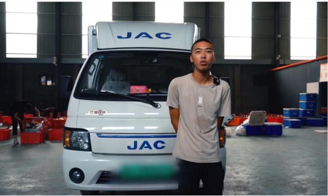 社區團購配送 他用江淮1卡愷達42度純電小卡搶占致富先機