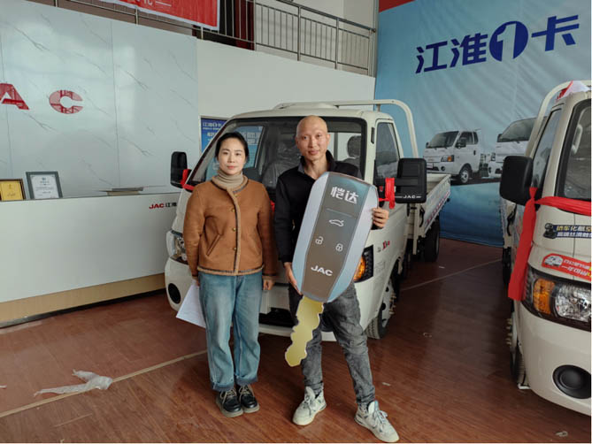 做二手物品回收，河南商丘陳師傅說江淮1卡愷達(dá)X6剛剛好