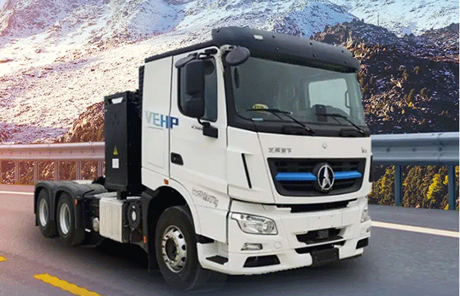 節(jié)能創(chuàng)富新寵兒 北奔插電混合動力牽引車