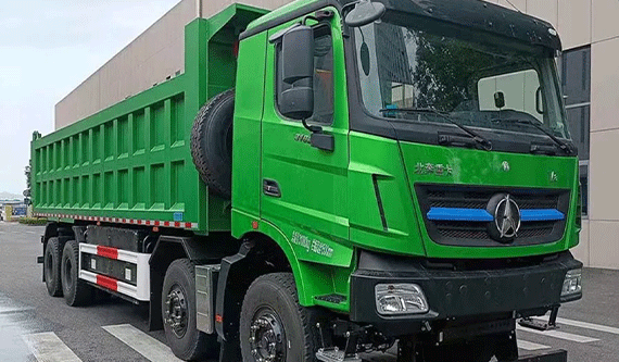 北奔又推“高大強”！8×4自卸422度電 大方量重載擔當