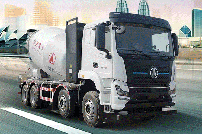北奔電動混凝土攪拌運輸車賦能綠色城市建設(shè)