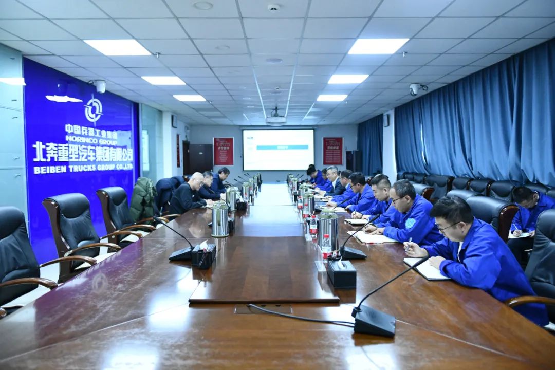 集團公司科技與信息化部部長張曉宏到北奔重汽調研